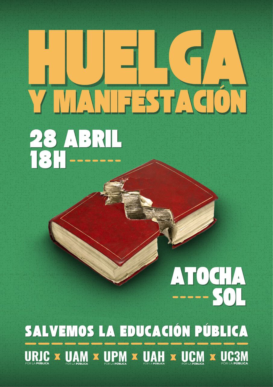 “UCM por la Pública” el 28 de abril